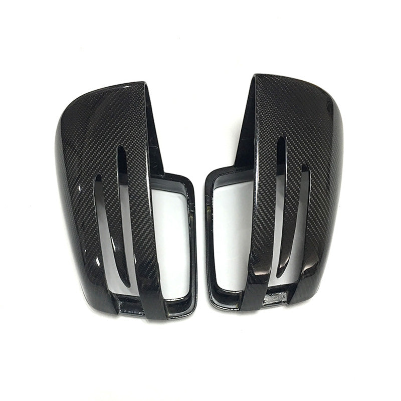 Coques Rétroviseurs Fibre Carbone Mercedes GLE W166 AMG - vue de face - Becquet Voiture