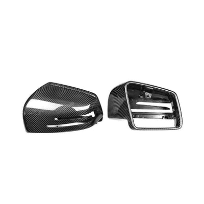 Coques Rétroviseurs Fibre Carbone Mercedes GLE W166 AMG - vue de trois-quarts - Becquet Voiture