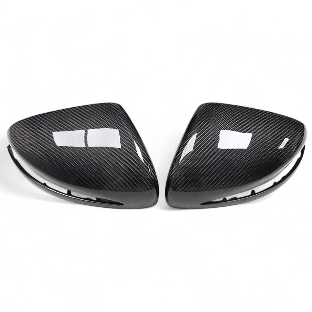 Coques Rétroviseurs Fibre Carbone Mercedes GLE W167 AMG - vue de face - Becquet Voiture