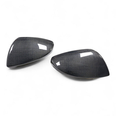 Coques Rétroviseurs Fibre Carbone Performance Audi A8 S8 D5 - vue de trois-quarts - Becquet Voiture