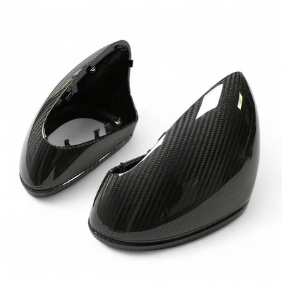 Coques Rétroviseurs Fibre Carbone Porsche 911 991.1 2015-2019 - détail du montage - Becquet Voiture