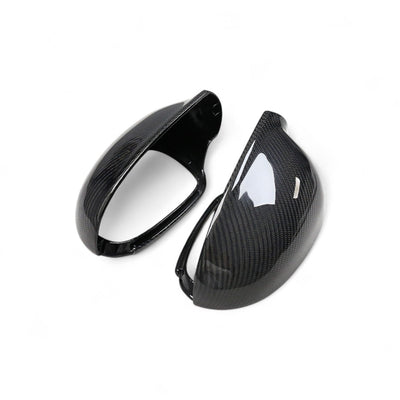 Coques rétroviseurs fibre carbone VW Golf 5 2003-2008 paire - vue de dessus - Becquet Voiture
