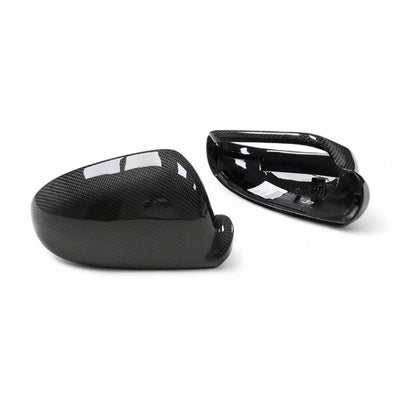 Coques rétroviseurs fibre carbone VW Golf 5 2003-2008 paire - vue de face 2 - Becquet Voiture