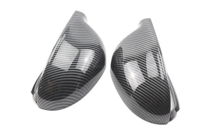 Coques rétroviseurs fibre carbone VW Golf 5 2003-2008 paire - vue de face - Becquet Voiture