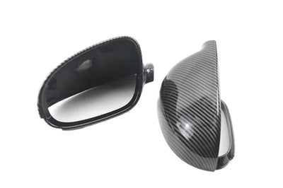Coques rétroviseurs fibre carbone VW Golf 5 2003-2008 paire - vue de profil - Becquet Voiture