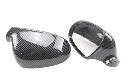 Coques rétroviseurs fibre carbone VW Golf 5 2003-2008 paire - vue de trois-quarts - Becquet Voiture