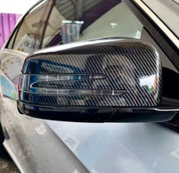 Coques Rétroviseurs Look Carbone Mercedes Classe B W246 2012-2018 - vue de profil - Becquet Voiture