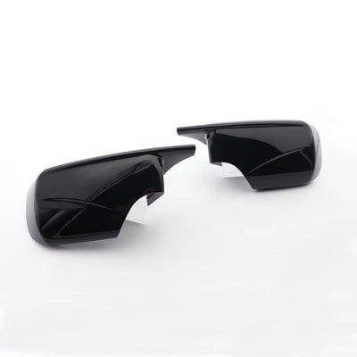 Coques rétroviseurs M Performance BMW Série 3 E46 - Noir brillant - vue rapprochée - Becquet Voiture