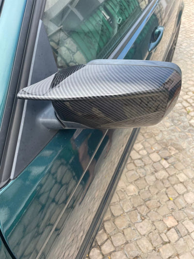 Coques Rétroviseurs M Performance Carbone BMW Série 3 E46 - vue de profil - Becquet Voiture