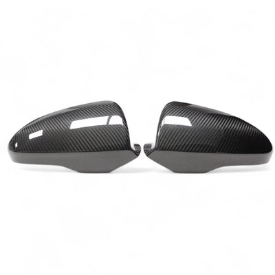 Coques rétroviseurs M Performance fibre carbone BMW M5 F10 2012-2018 - vue de face - Becquet Voiture