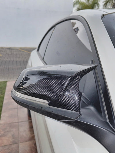 Coques rétroviseurs M Performance fibre carbone BMW Série 2 F22 - vue de profil - Becquet Voiture
