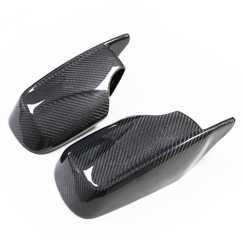 M Performance Außenspiegelkappen aus Carbonfaser BMW 3er E46 1998–2006 - Nahansicht - Becquet Voiture