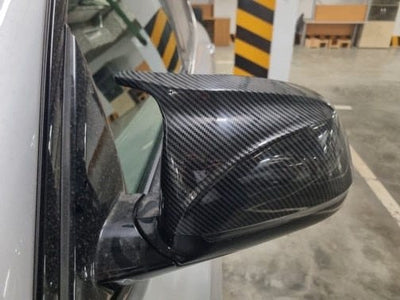 Coques rétroviseurs M Performance fibre carbone BMW X7 G07 2019-2025 - vue de dessus - Becquet Voiture