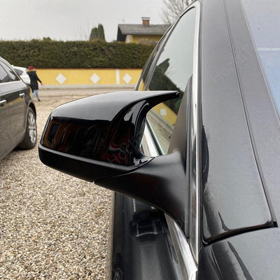 Coques Rétroviseurs M Performance Noir Brillant BMW F10 - packshot studio - Becquet Voiture