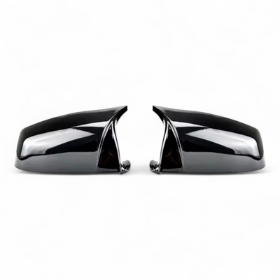 Coques Rétroviseurs M Performance Noir Brillant BMW F10 - vue de face - Becquet Voiture