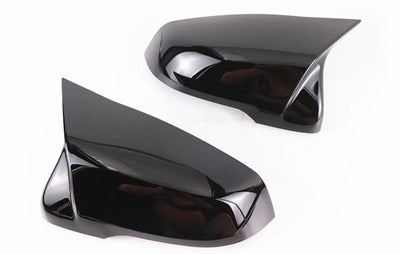 Coques Rétroviseurs M Performance Noir Brillant BMW F30 - installé sur véhicule - Becquet Voiture
