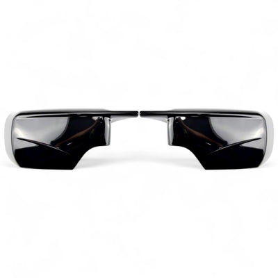 Coques Rétroviseurs M Performance Noir Brillant BMW Série 3 E46 1998-2001 - vue de face - Becquet Voiture