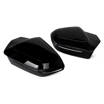 Coques Rétroviseurs M Performance Noir Brillant BMW Série 5 G60 2023-2026 - packshot studio - Becquet Voiture