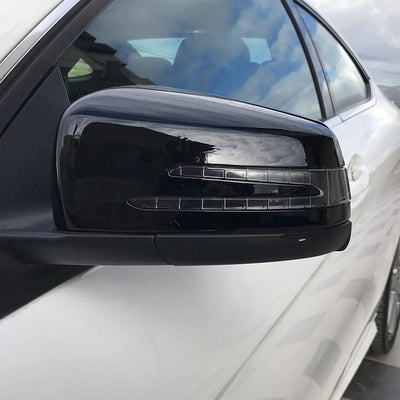 Coques rétroviseurs Mercedes Classe C W204 - vue de dessus - Becquet Voiture