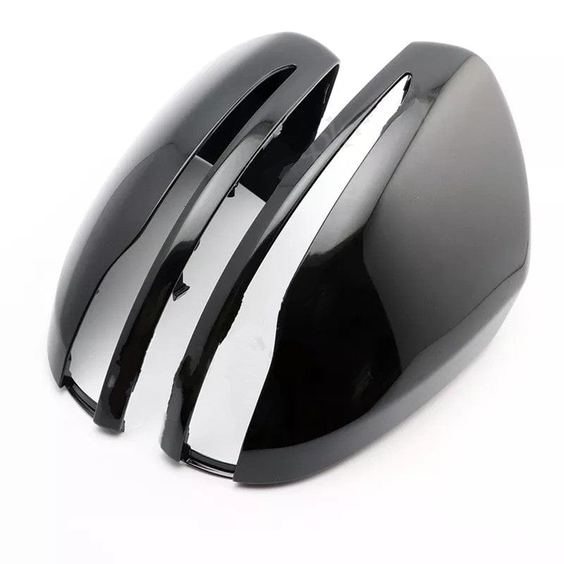 Coques rétroviseurs Mercedes Classe G W463 - Noir brillant - vue de face - Becquet Voiture