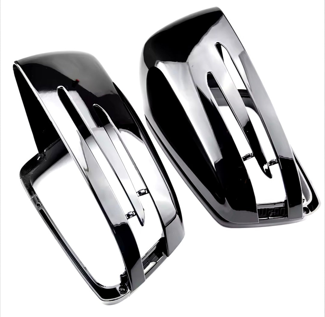 Coques rétroviseurs Mercedes Classe S W221 - vue de face - Becquet Voiture