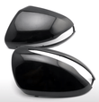 Coques rétroviseurs Mercedes GLC W253 noir brillant