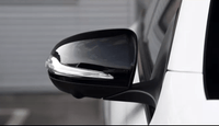 Coques rétroviseurs Mercedes GLC W253 noir brillant - vue de profil - Becquet Voiture