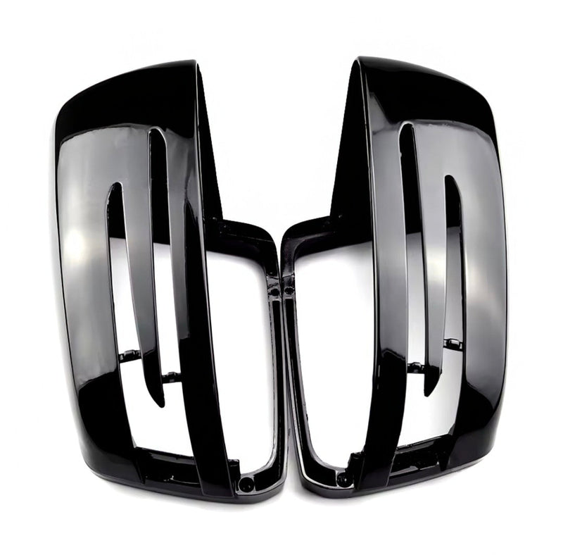Coques rétroviseurs Mercedes GLK X204 noir brillant - vue arrière 2 - Becquet Voiture