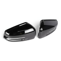 Coques rétroviseurs Mercedes GLK X204 noir brillant - vue rapprochée - Becquet Voiture