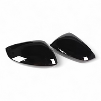 Coques rétroviseurs noir brillant Audi A3 8Y 2020-2025 - vue de face - Becquet Voiture