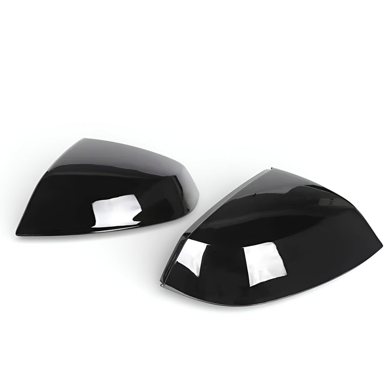 Coques rétroviseurs noir brillant Audi Q7 II 2016-2024 - vue de face - Becquet Voiture