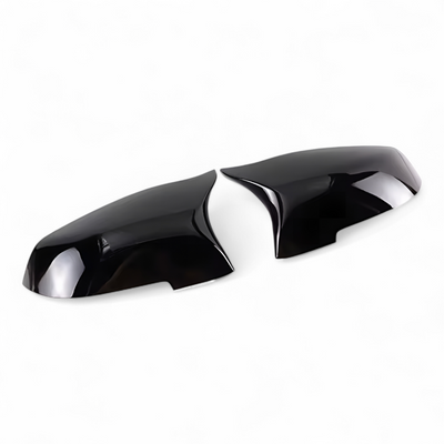 Coques rétroviseurs noir brillant M Performance BMW Série 7 F01 2010-2015 - vue de dessus - Becquet Voiture