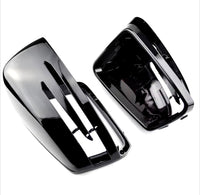 Coques rétroviseurs noir brillant Mercedes Classe B W246 2012-2018 - détail du montage - Becquet Voiture