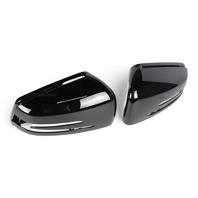 Coques rétroviseurs noir brillant Mercedes Classe B W246 2012-2018 - vue de dessus - Becquet Voiture