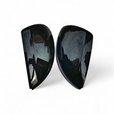 Coques Rétroviseurs Noir Brillant VW Tiguan 2 Sans Side Assist - installé sur véhicule - Becquet Voiture