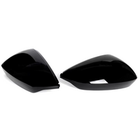 Coques Rétroviseurs Noires Brillantes Audi A3 8Y - détail du montage - Becquet Voiture