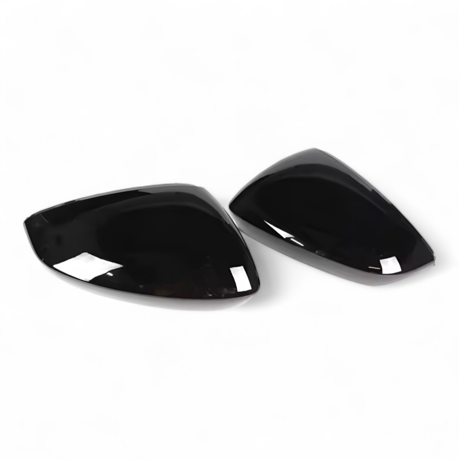 Coques Rétroviseurs Noires Brillantes Audi A3 8Y - vue de face - Becquet Voiture