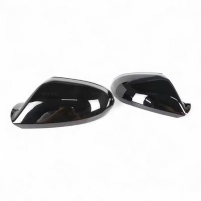 Coques Rétroviseurs Noires Brillantes Audi A7 C7 2012-2018 - installé sur véhicule - Becquet Voiture