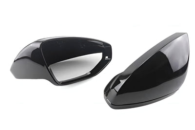 Coques Rétroviseurs Noires Brillantes Audi A7 S7 RS7 C8 - packshot studio - Becquet Voiture