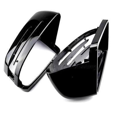 Coques Rétroviseurs Noires Brillantes Mercedes Classe B W246 - packshot studio - Becquet Voiture