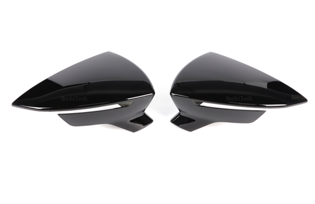 Coques rétroviseurs Seat Arona KJ7 2017-2023 noir brillant - vue de face - Becquet Voiture