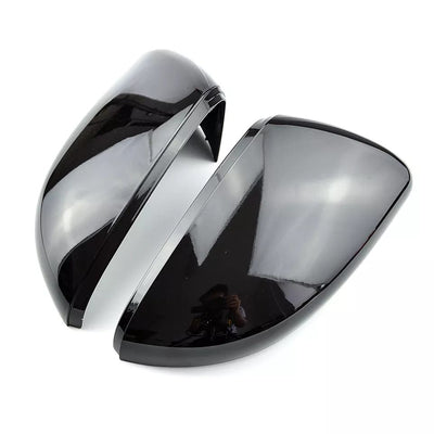Coques rétroviseurs VW Golf 6 noir brillant - installé sur véhicule - Becquet Voiture