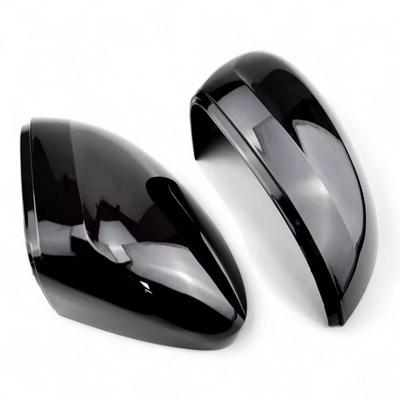 Coques rétroviseurs VW Passat B8 2015-2020 noir brillant - détail du montage - Becquet Voiture