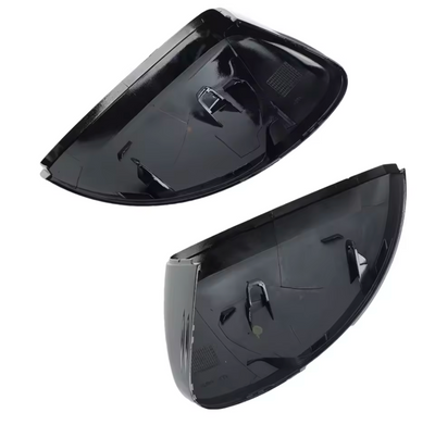 Coques rétroviseurs VW Tiguan 2009-2016 noir brillant - vue de trois-quarts - Becquet Voiture