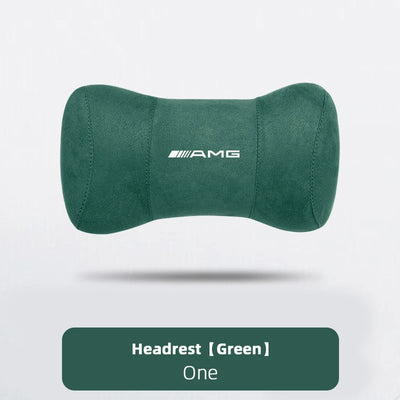 Coussin Appuie-Tête Mémoire de Forme Mercedes AMG - vue de dessus - Becquet Voiture