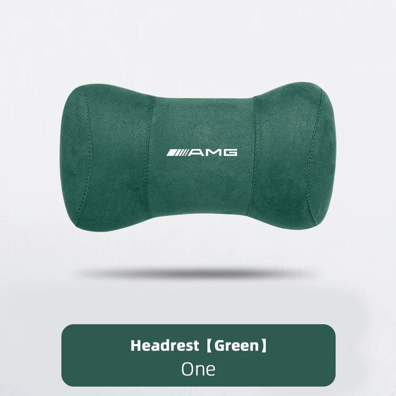 Coussin Appuie-Tête Mémoire de Forme Mercedes AMG - vue de dessus - Becquet Voiture