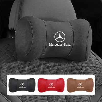 Coussin Appuie-Tête Mémoire de Forme Mercedes AMG - vue de face - Becquet Voiture