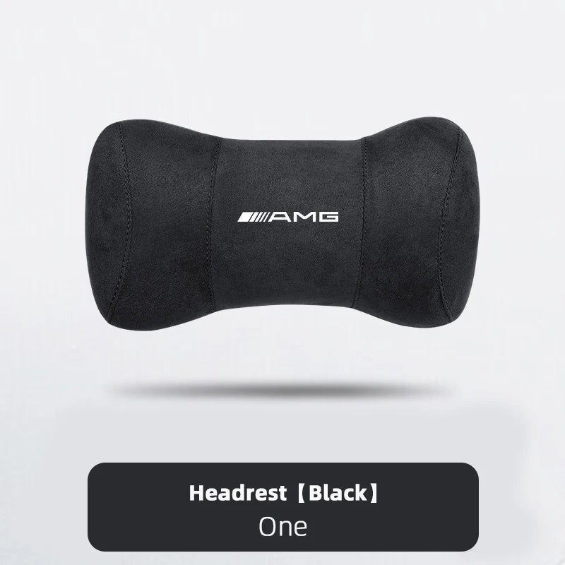 Coussin Appuie-Tête Mémoire de Forme Mercedes AMG - vue de profil 2 - Becquet Voiture
