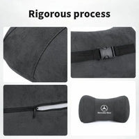 Coussin Appuie-Tête Mémoire de Forme Mercedes AMG - vue de trois-quarts - Becquet Voiture