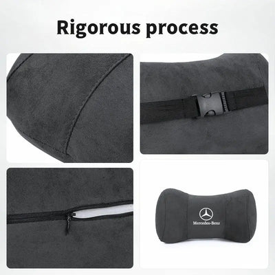 Coussin Appuie-Tête Mémoire de Forme Mercedes AMG - vue de trois-quarts - Becquet Voiture